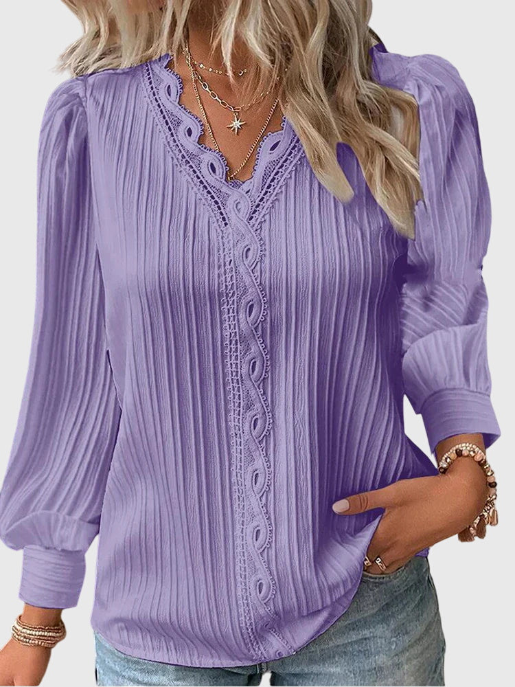 Talia | Elegant Pullover Blouse