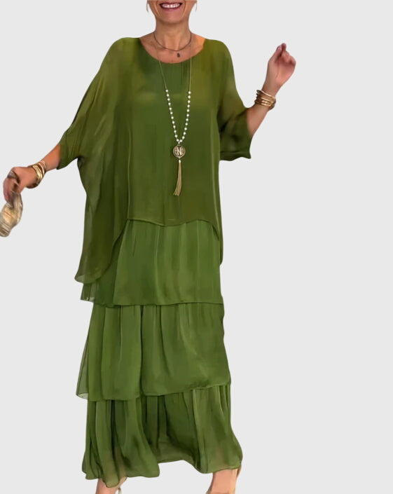 Talia | Long and Flowing Elegant Dress