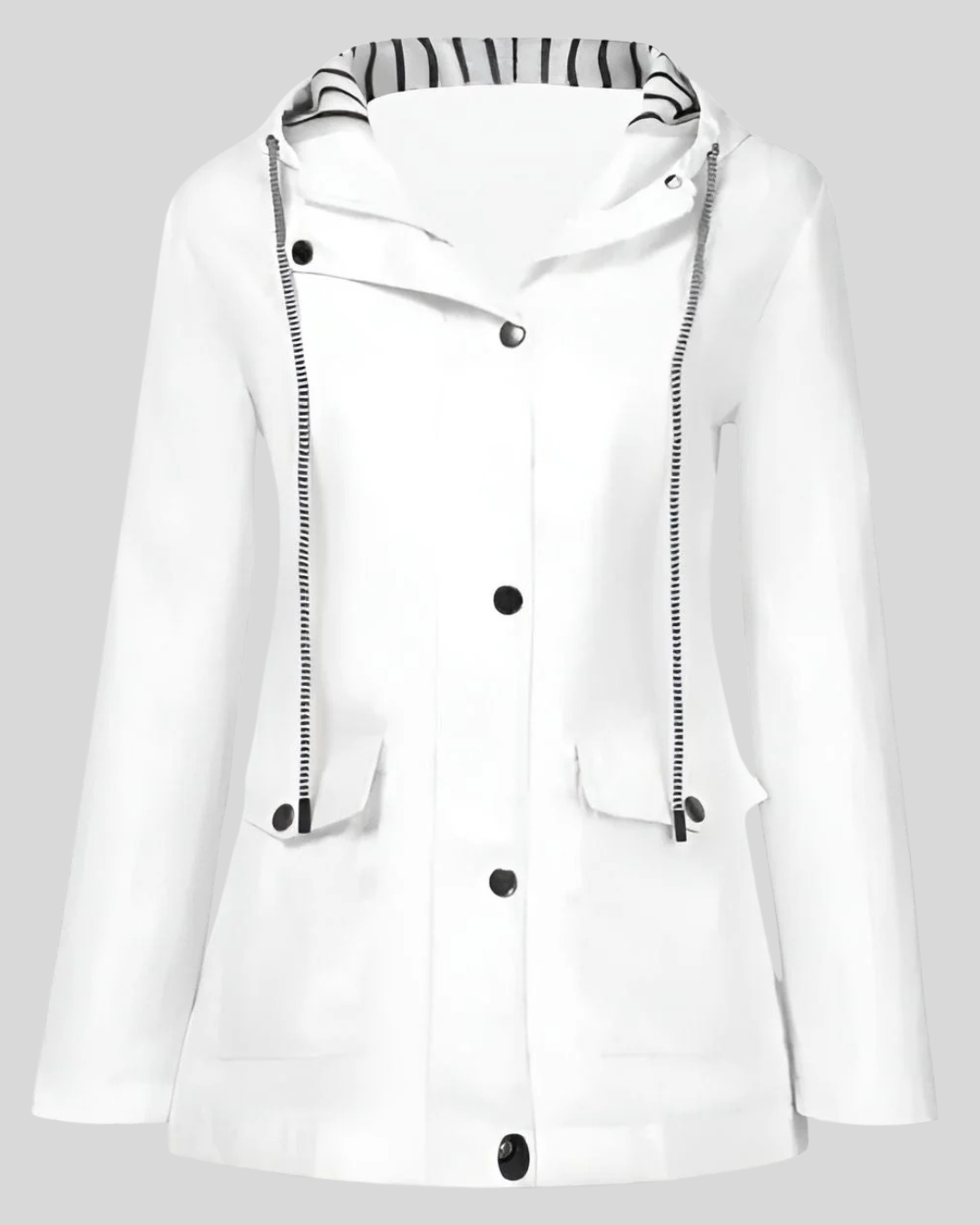 Talia | Waterproof & Windproof Lightweight Long Jacket