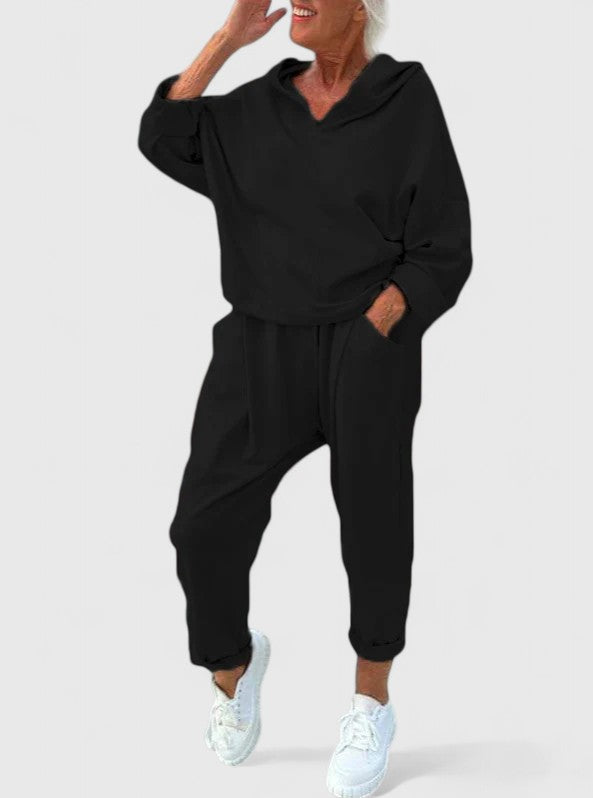 Talia | Comfortable Hooded Sweatshirt Set