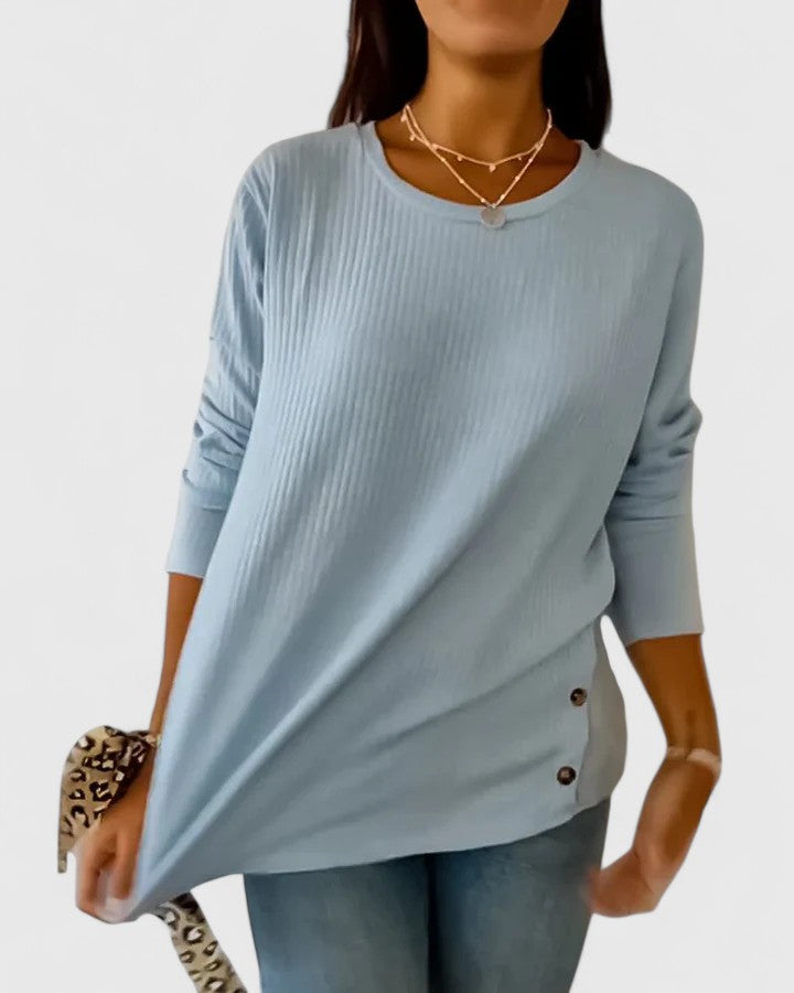 Talia | Elegant Crew Top