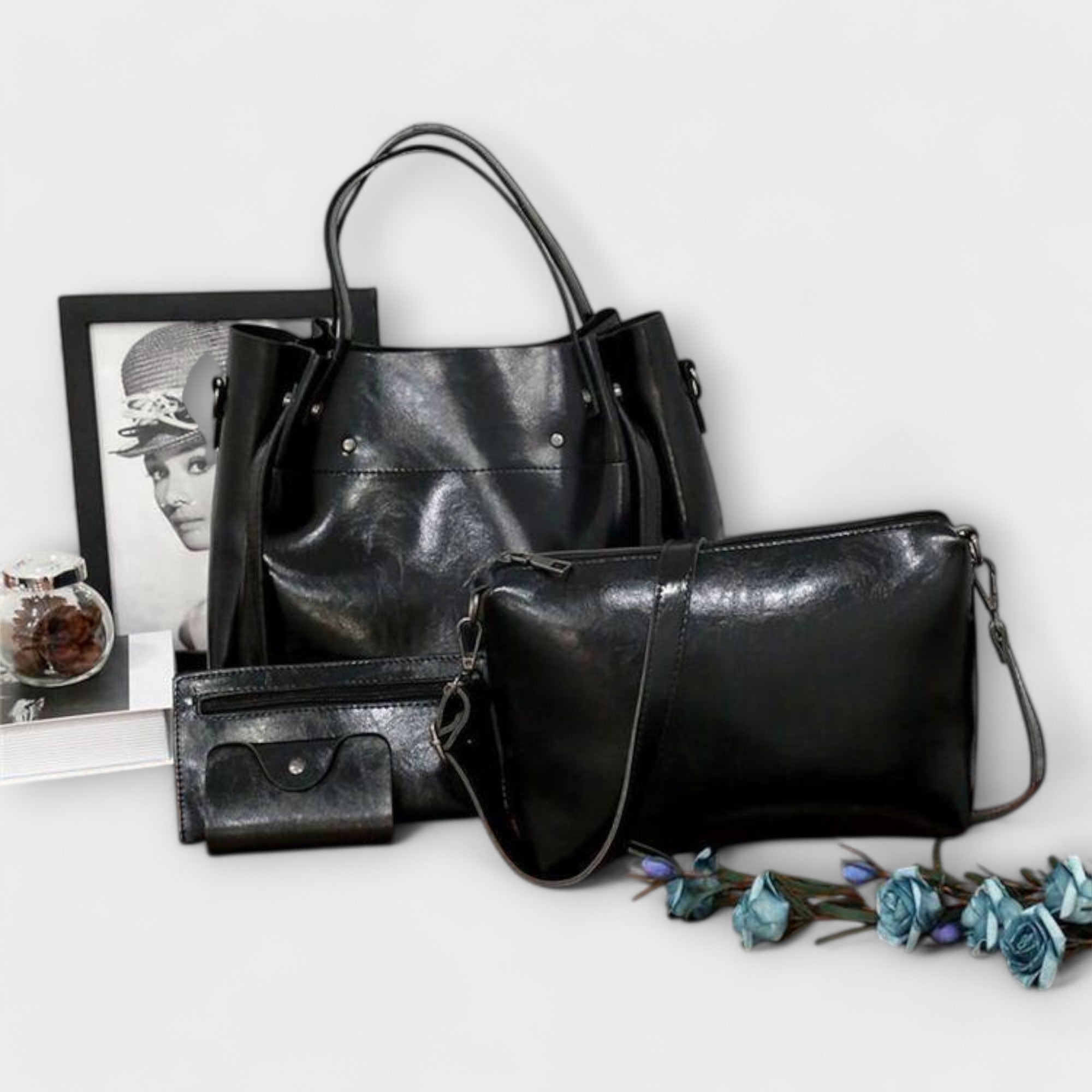 Talia | 4-Piece Vintage Bag Set