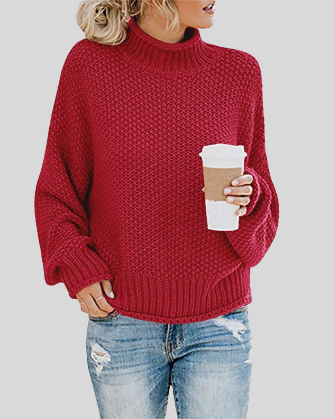 Talia | Chunky Knit Turtleneck Sweater