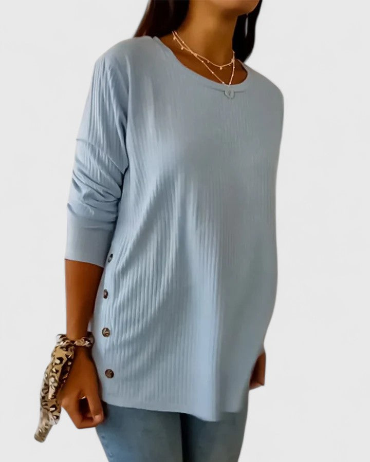 Talia | Elegant Crew Top