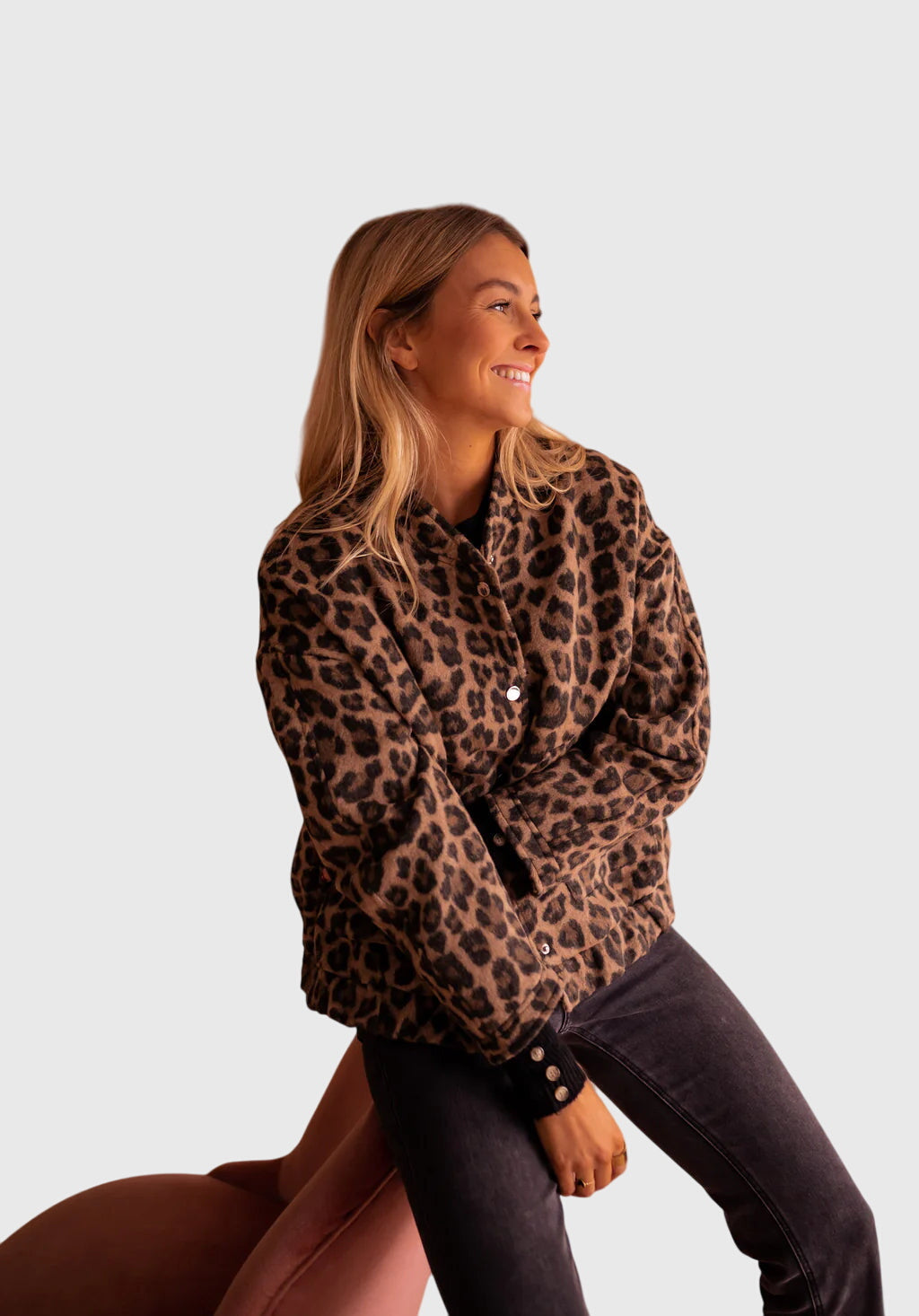 Talia | Stylish Leopard Print Jacket