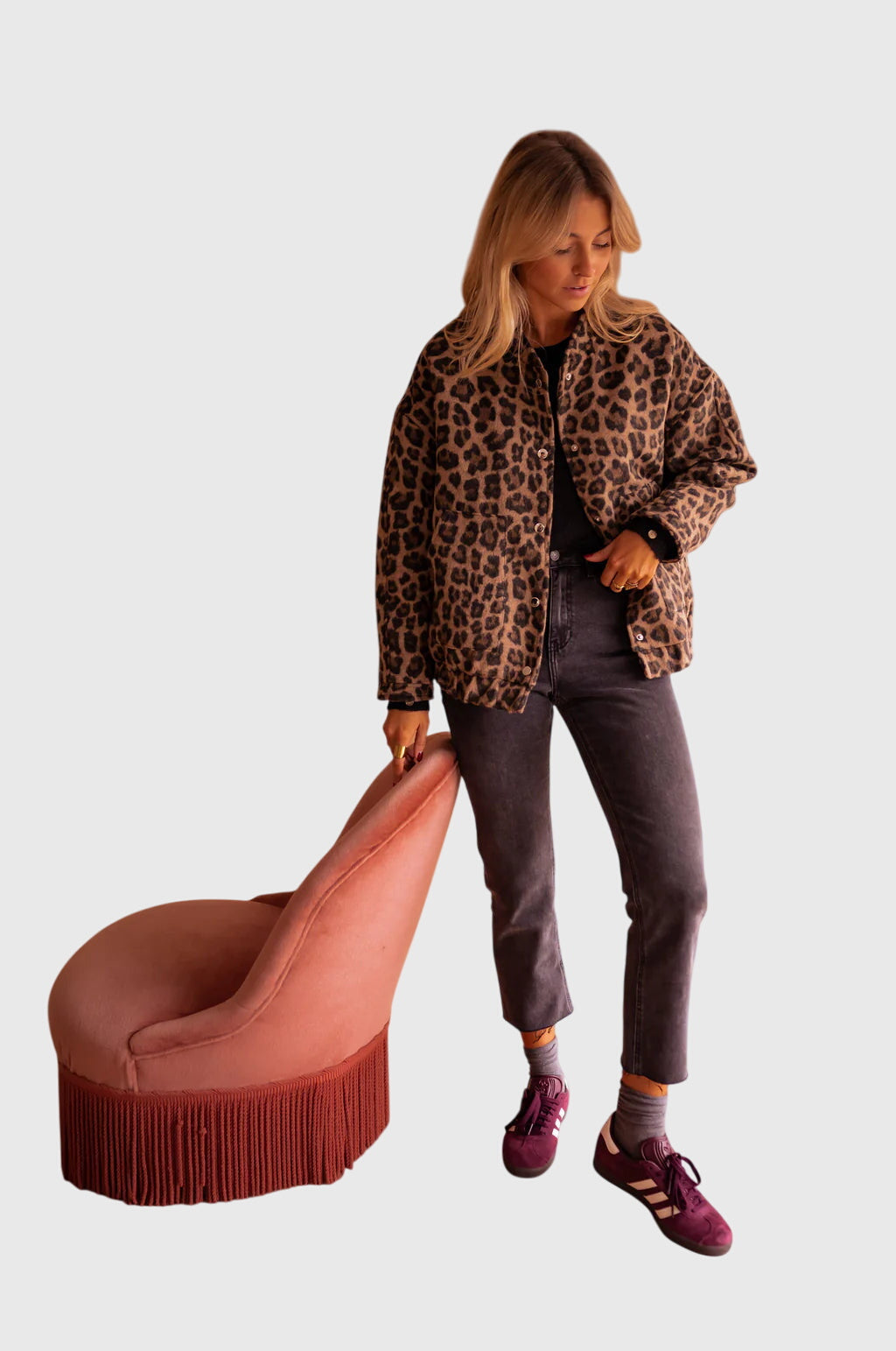 Talia | Stylish Leopard Print Jacket