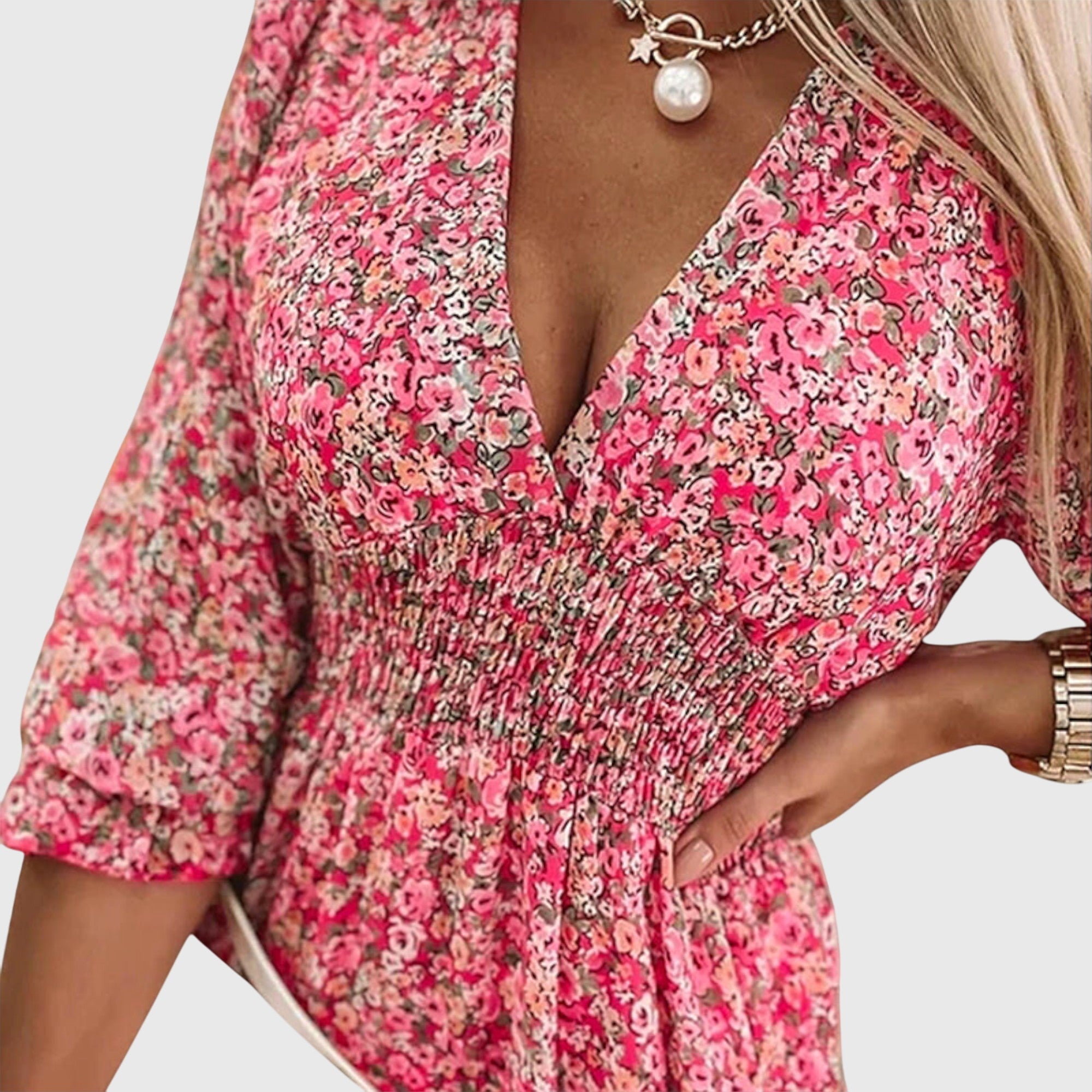 Talia | Floral Puff Sleeve Dress