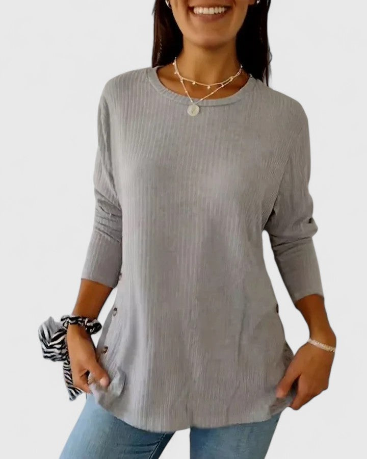 Talia | Elegant Crew Top