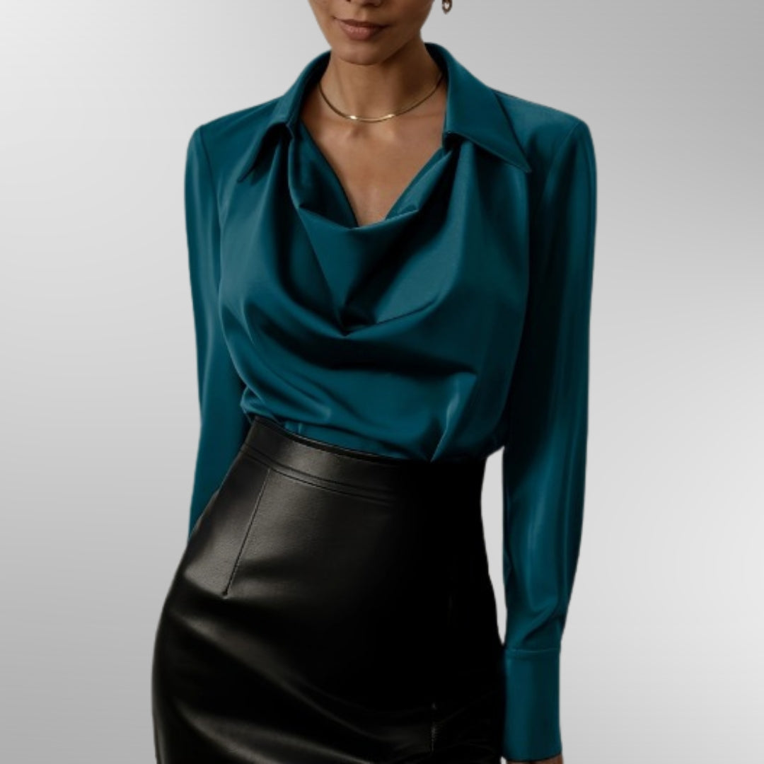 Talia | Elegant Satin Blouse
