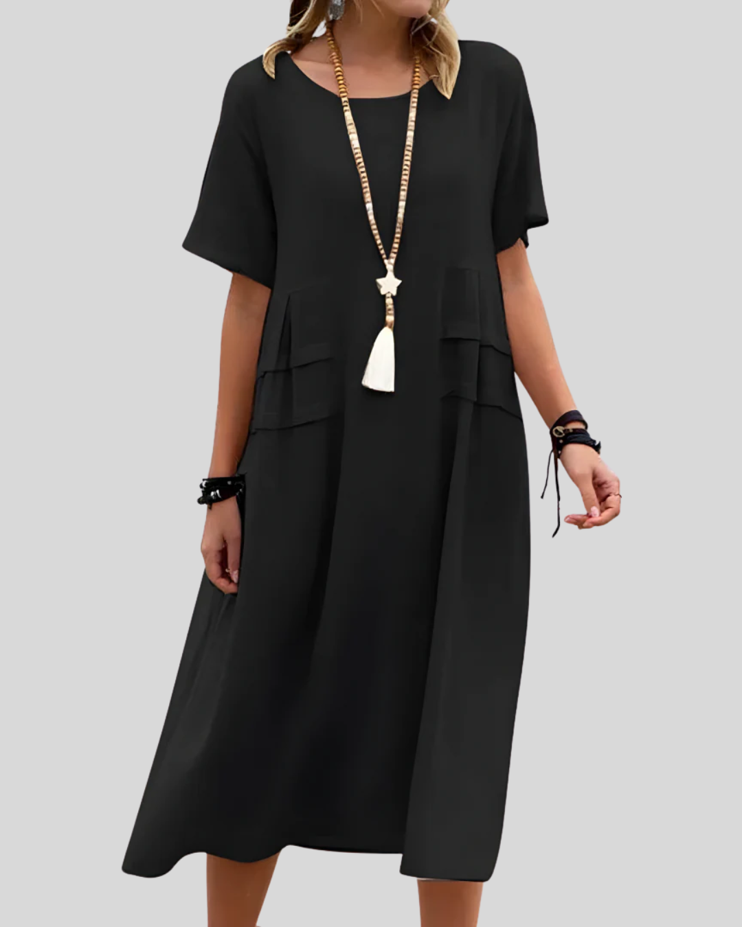 Talia | Breathable Midi Dress With Fit