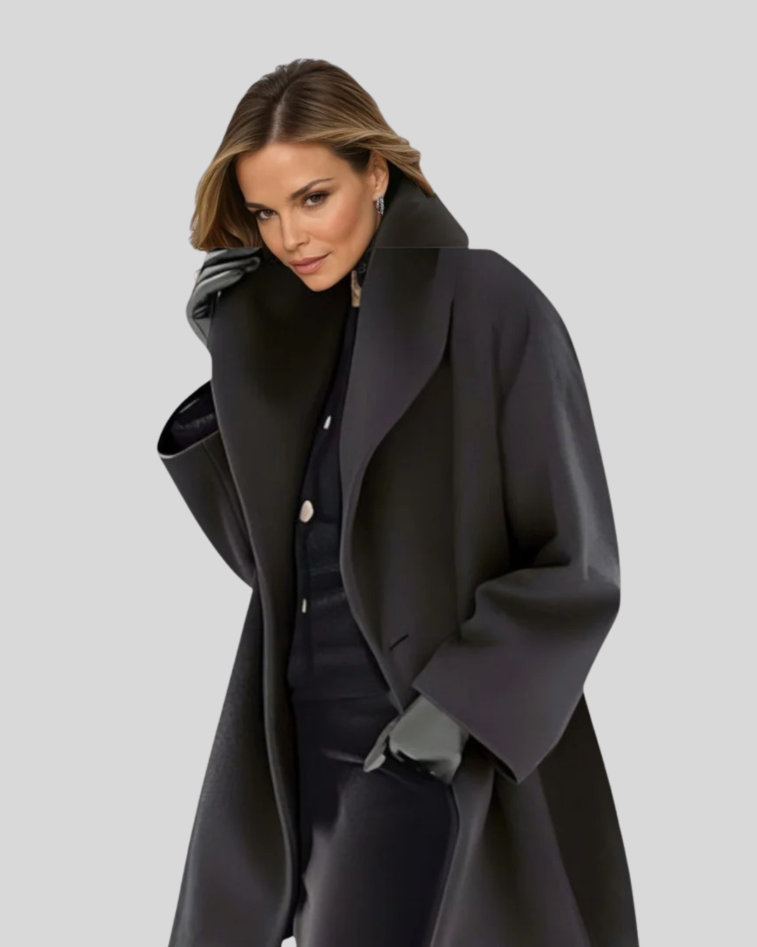 Talia | Minimalist Design Wool Windbreaker Coat
