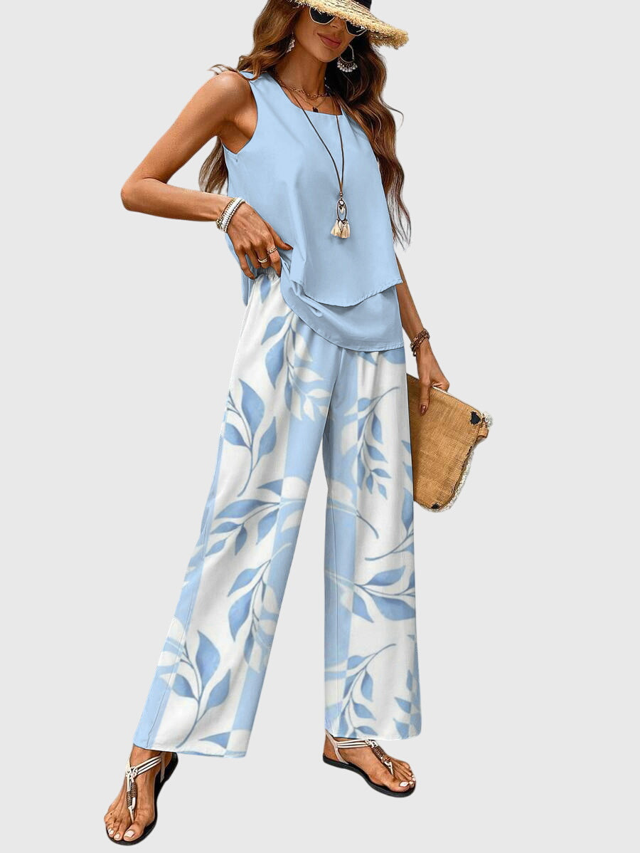 Talia | Elegant 2-Piece Summer Set