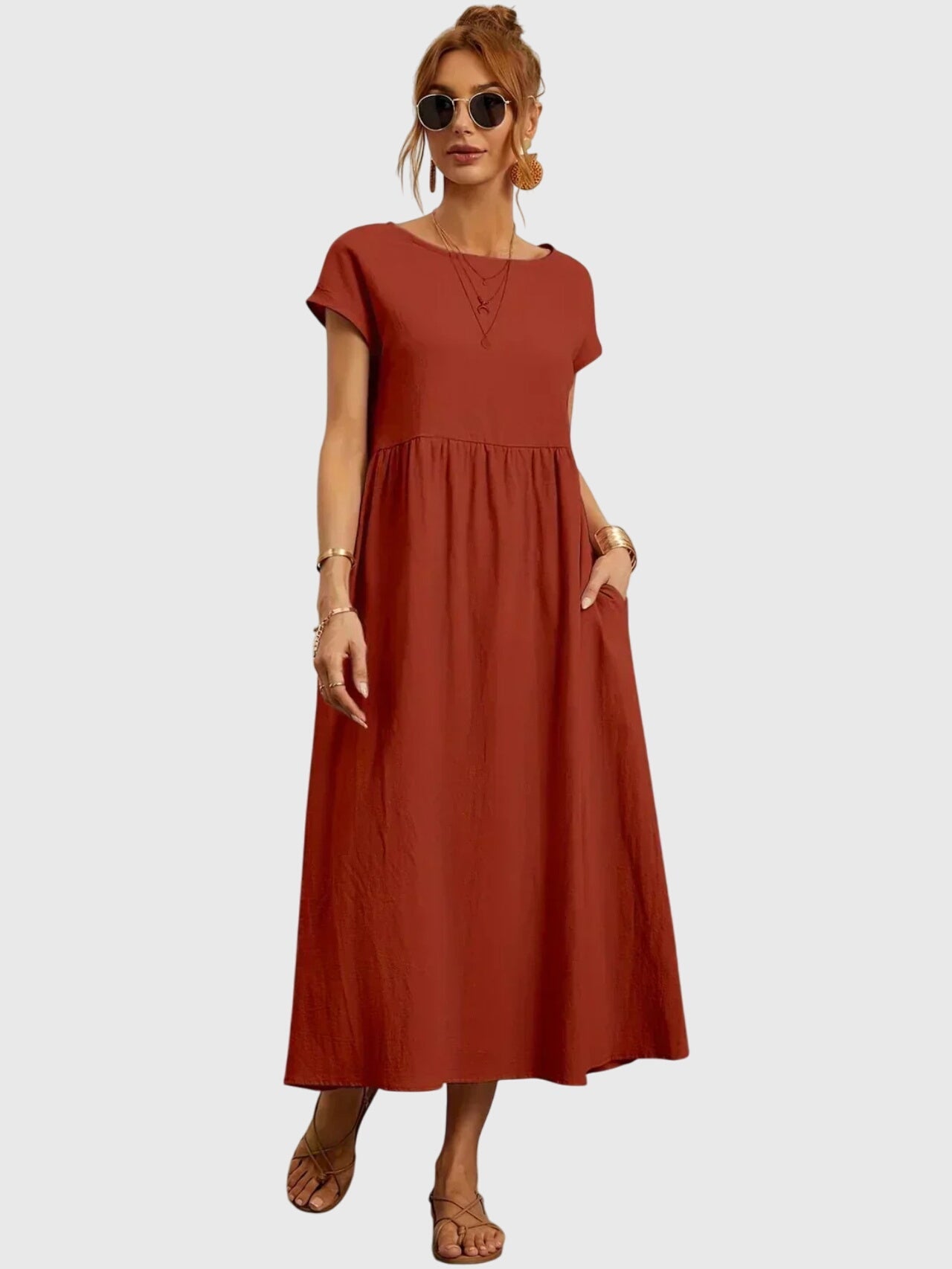 Talia | Casual Pocket Dress