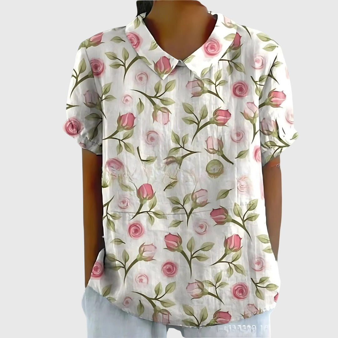 Talia | Floral Blouse