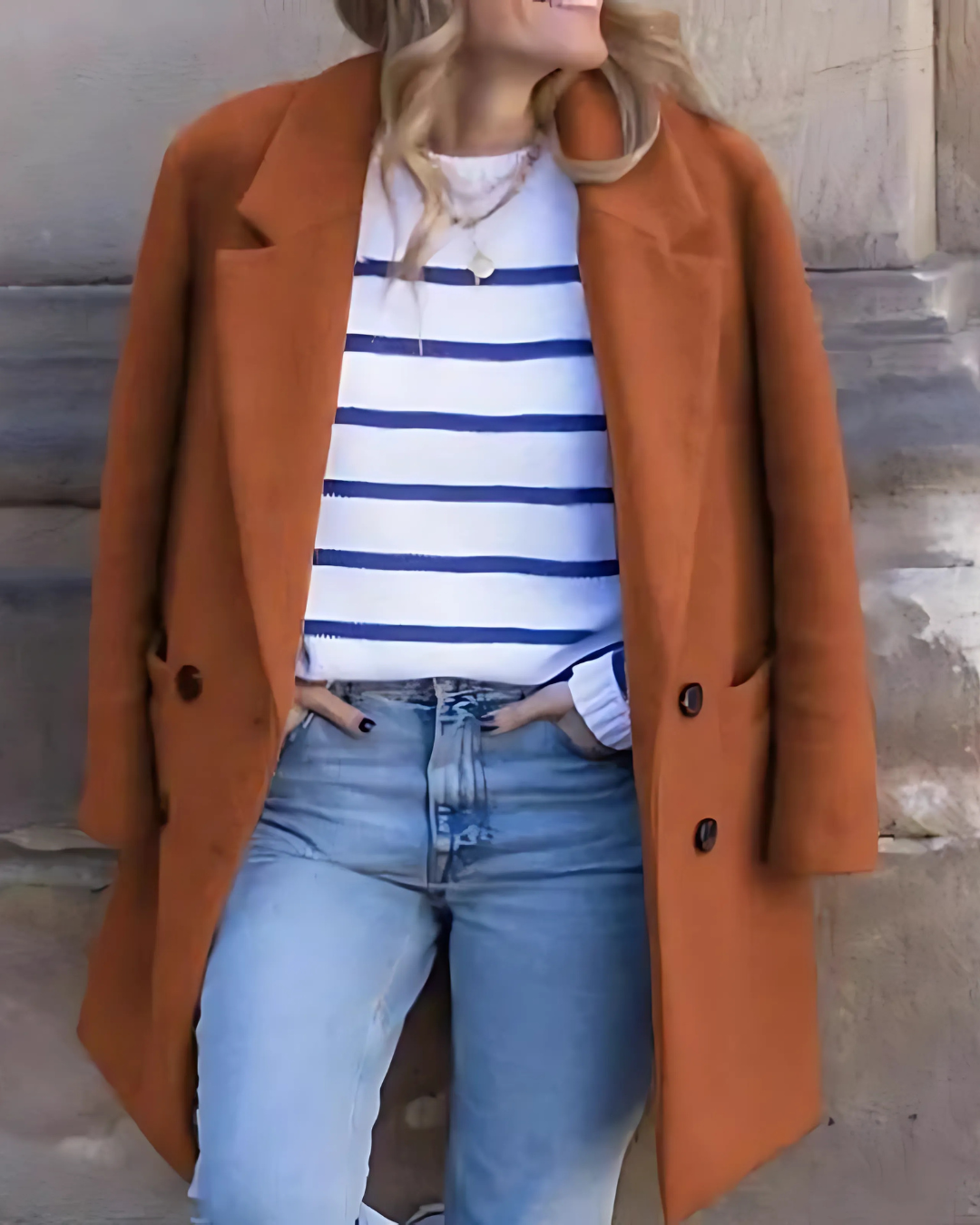 Talia | Mid-Length Autumn Tailored Coat