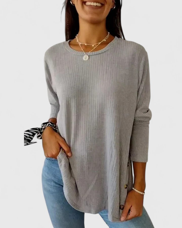 Talia | Elegant Crew Top