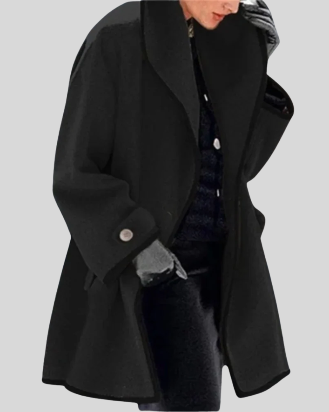 Talia | Windproof Wool Winter Coat