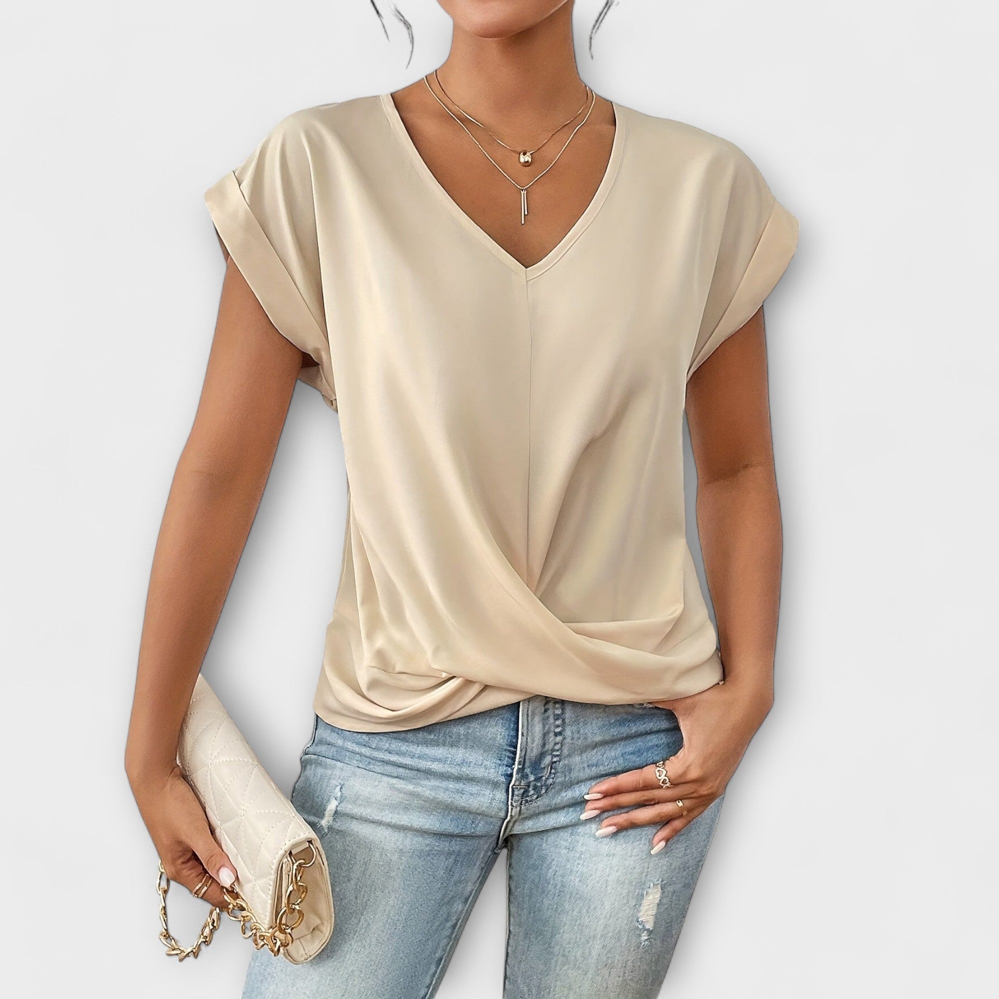 Talia | Elegant V-neck Top