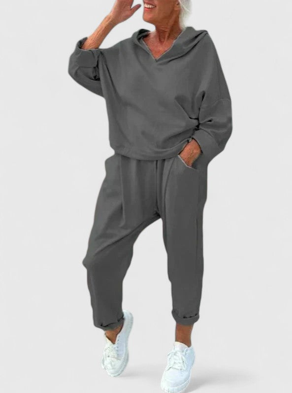 Talia | Comfortable Hooded Sweatshirt Set