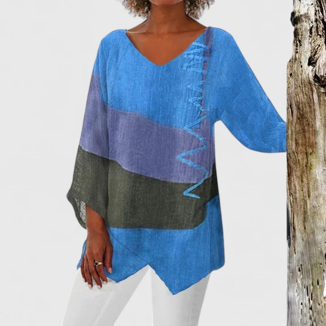 Talia | Sophisticated V-Neck Tunic