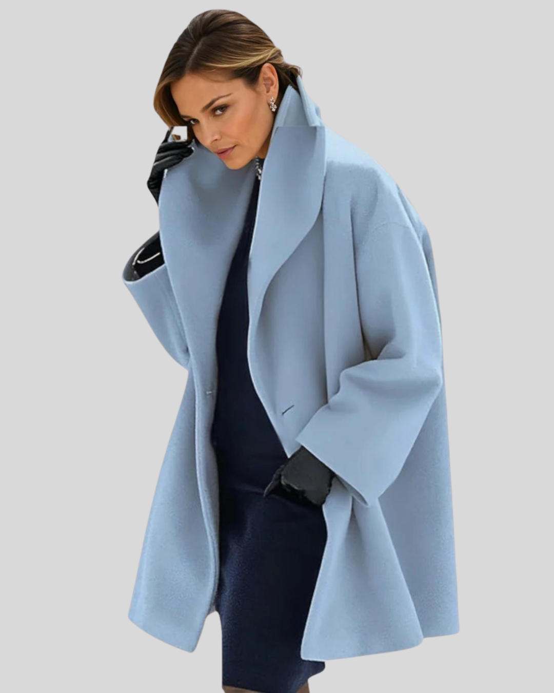 Talia | Minimalist Design Wool Windbreaker Coat