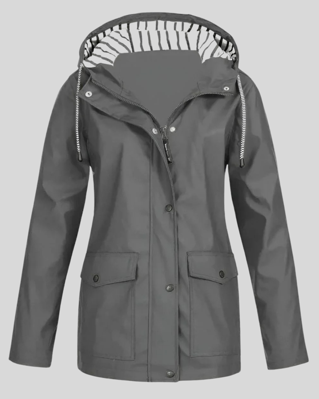 Talia | Waterproof & Windproof Lightweight Long Jacket