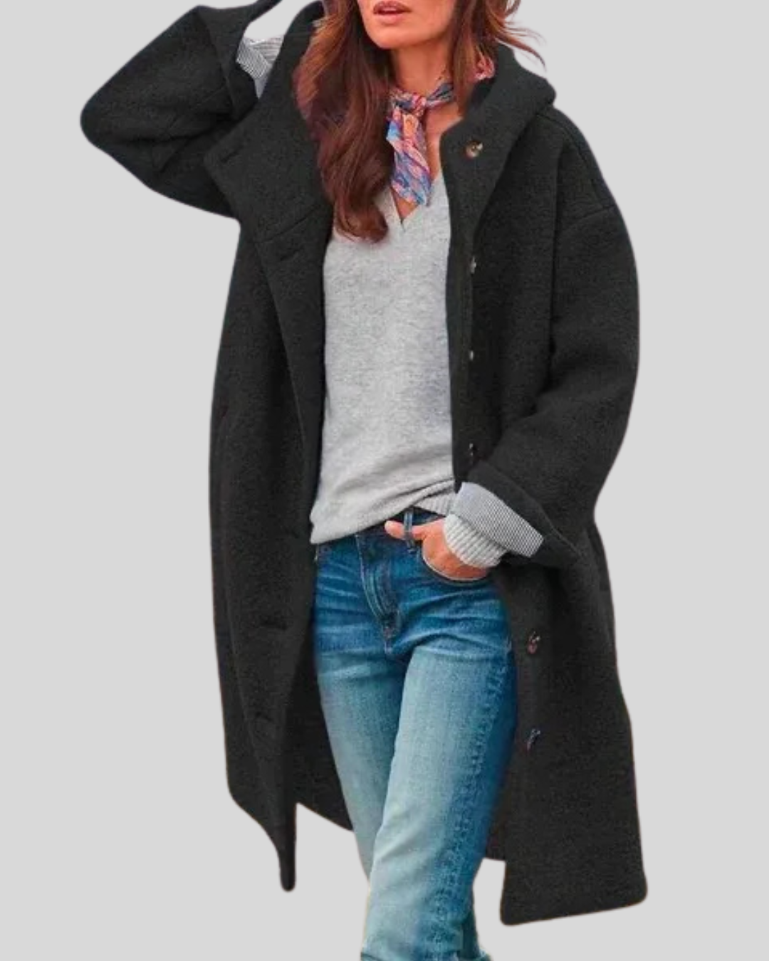 Talia | Mid-Length Stylish Coat for Autumn Days