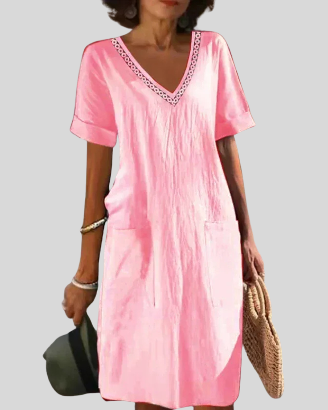 Talia | Breathable Summer Dress With Soft Waist