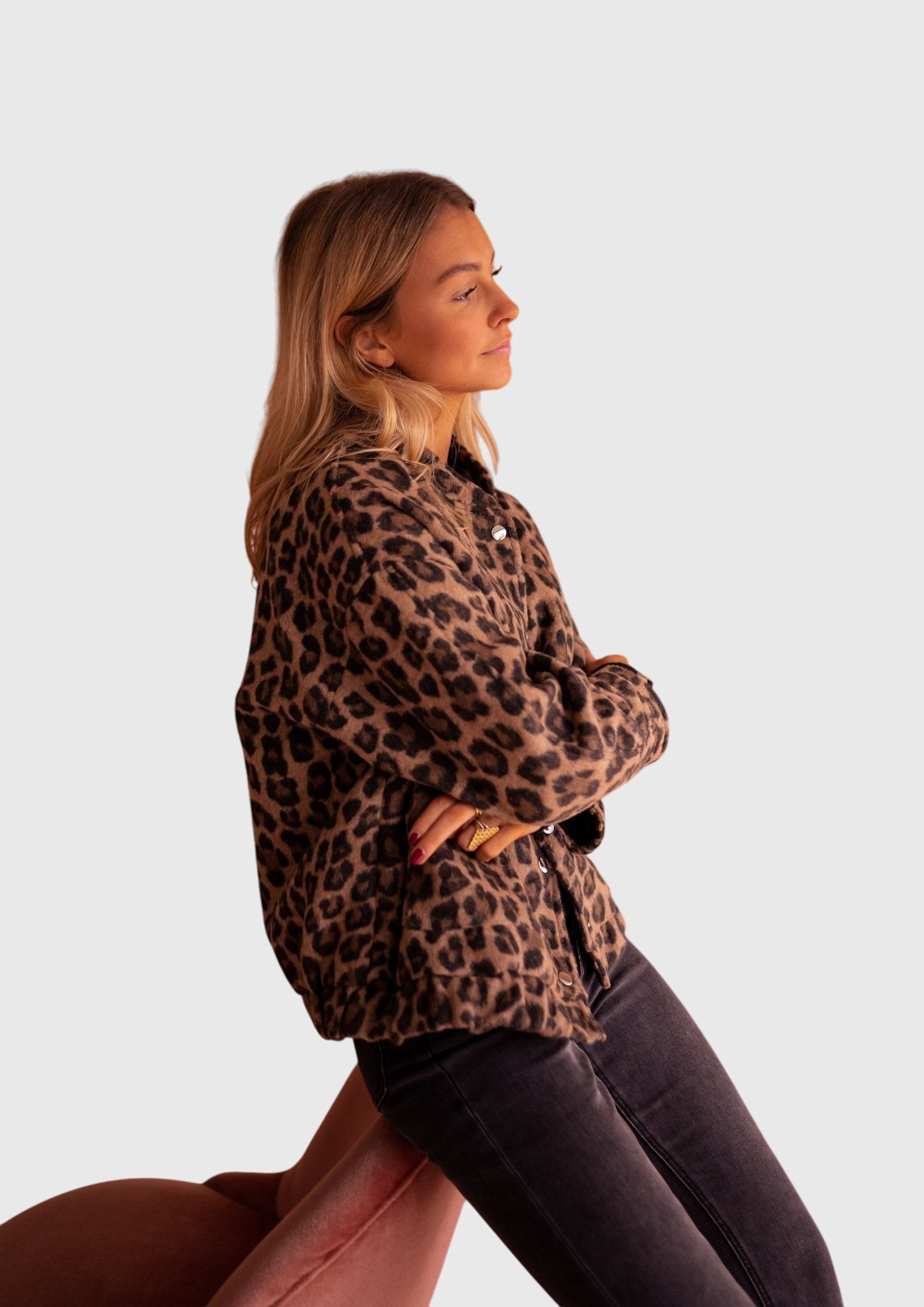 Talia | Stylish Leopard Print Jacket