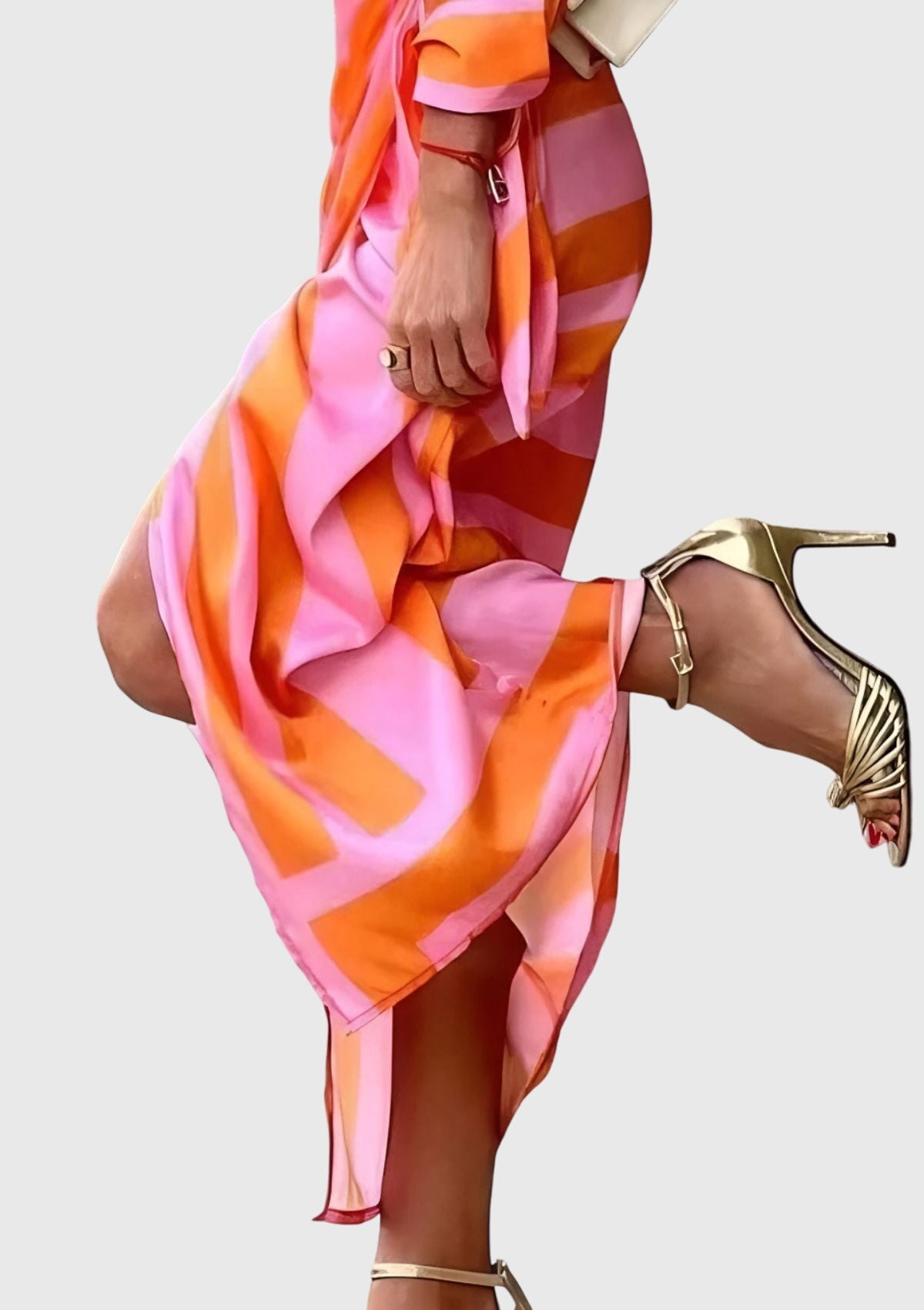 Talia | Elegant Wrap Dress with Print