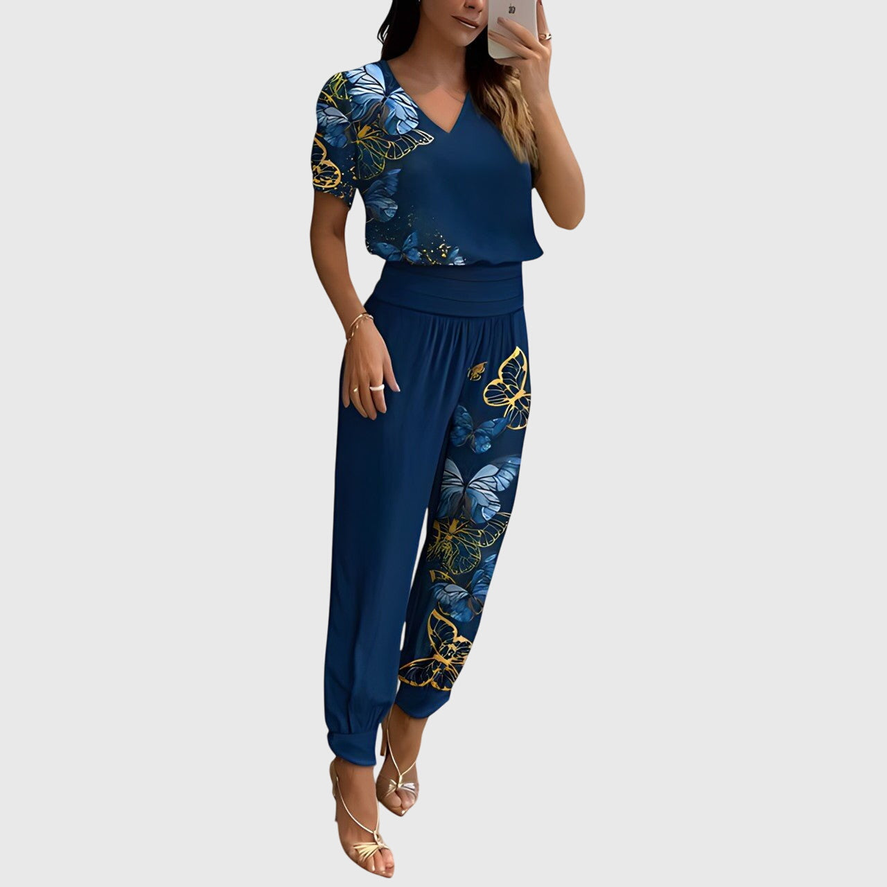 Talia | Stylish Blouse and Pants Set