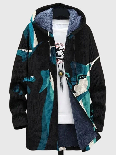 Talia | Jacket with artistic print