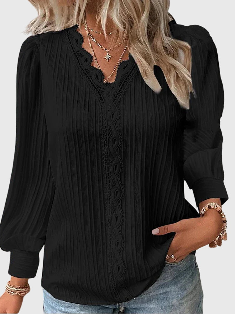 Talia | Elegant Pullover Blouse
