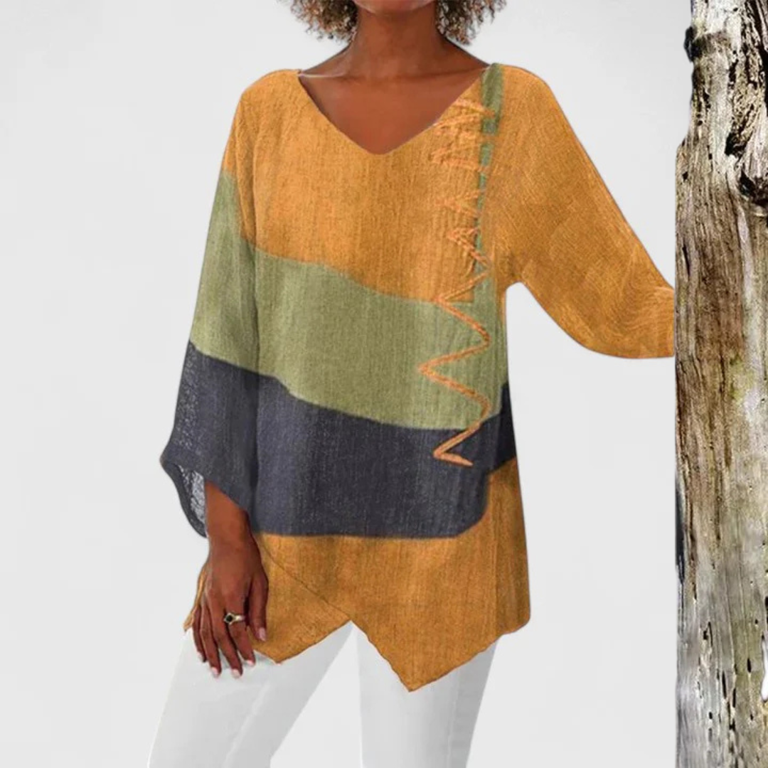 Talia | Sophisticated V-Neck Tunic
