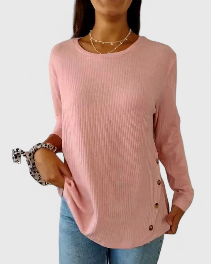 Talia | Elegant Crew Top