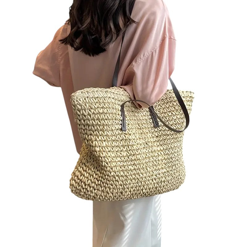 Talia | Woven Tote Bag