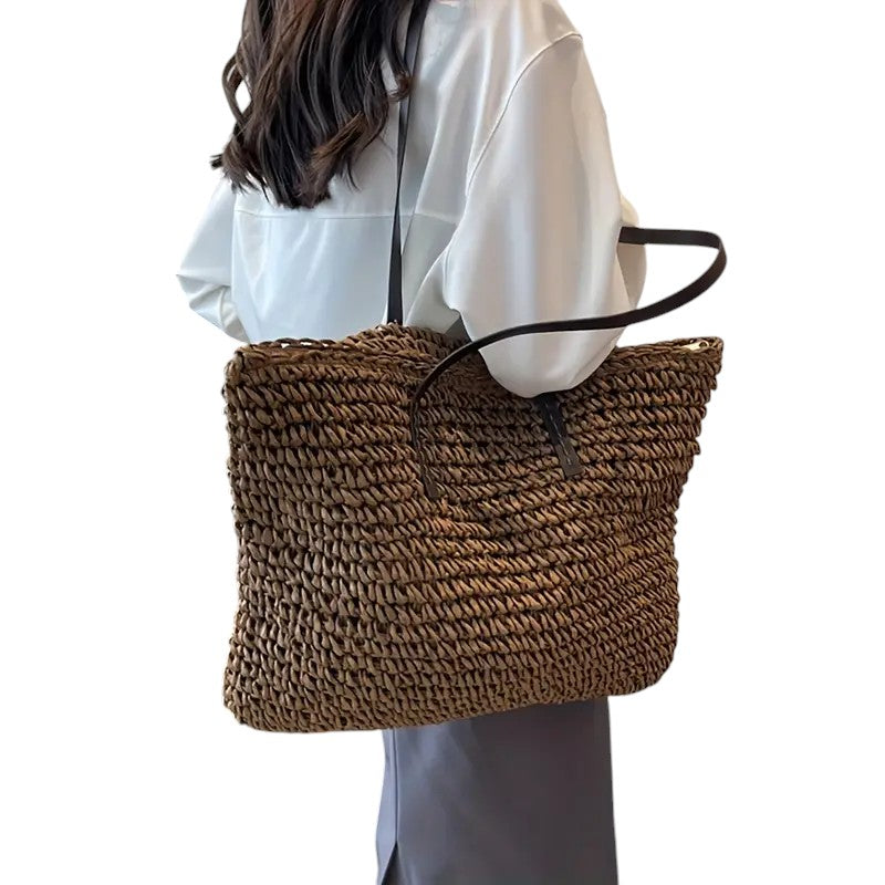 Talia | Woven Tote Bag