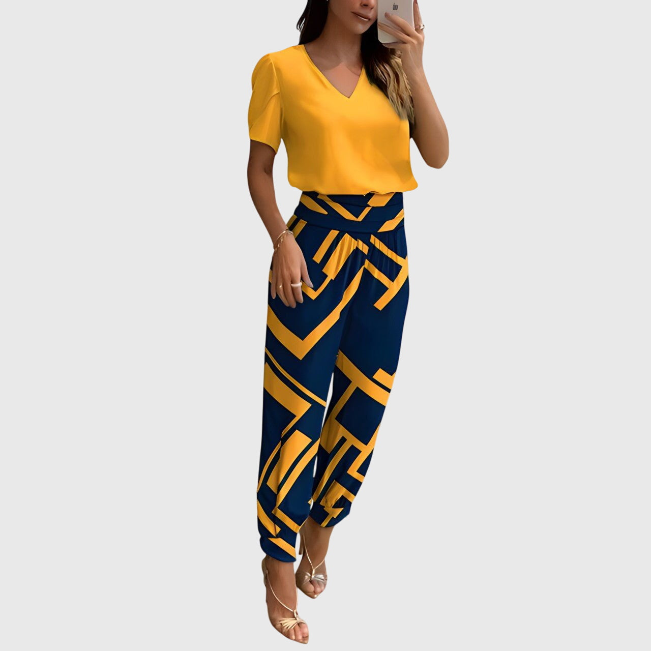 Talia | Stylish Blouse and Pants Set
