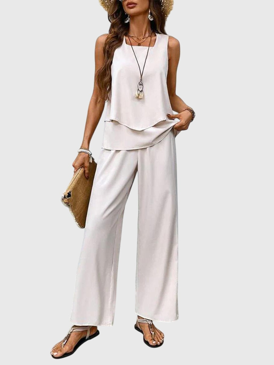 Talia | Elegant 2-Piece Summer Set