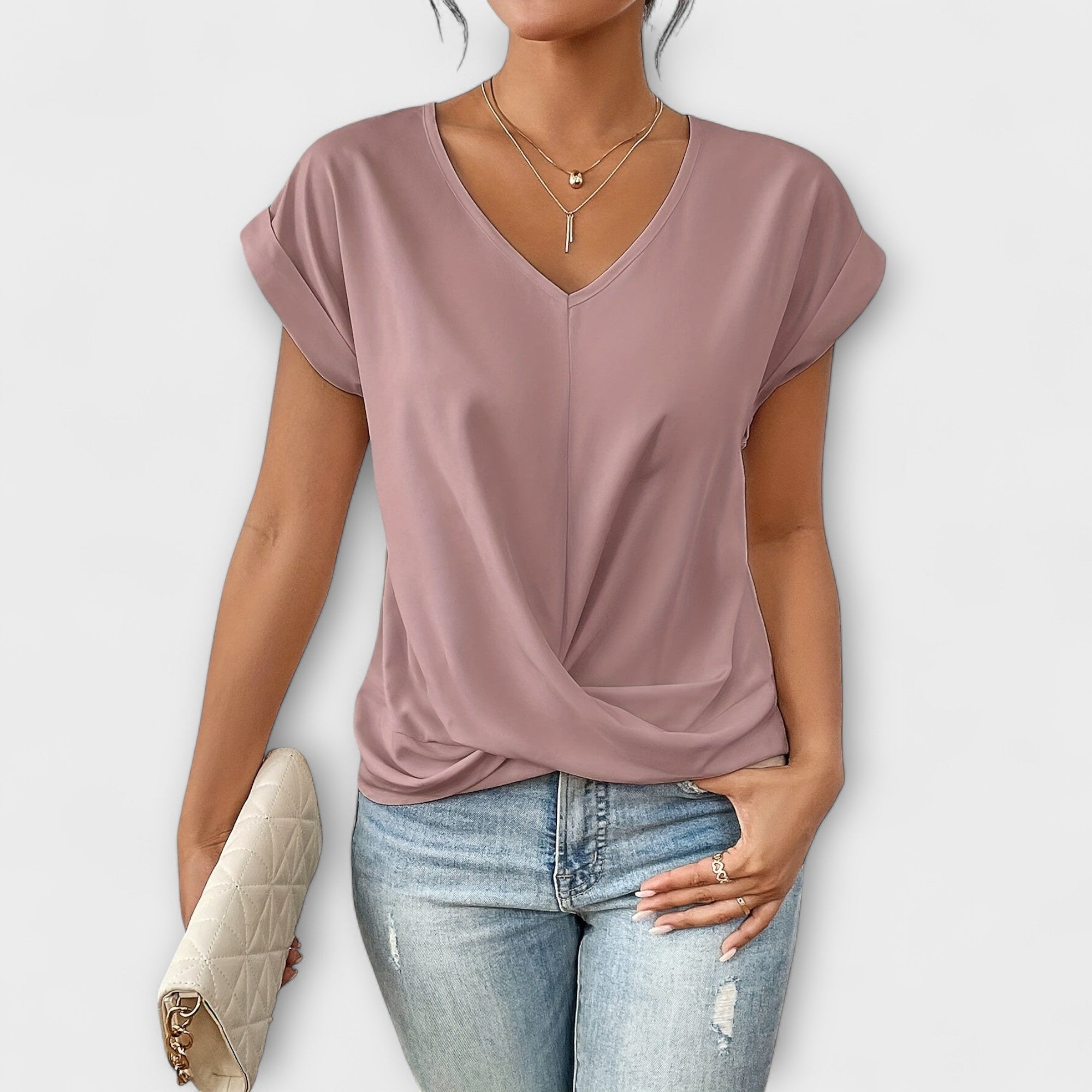 Talia | Elegant V-neck Top