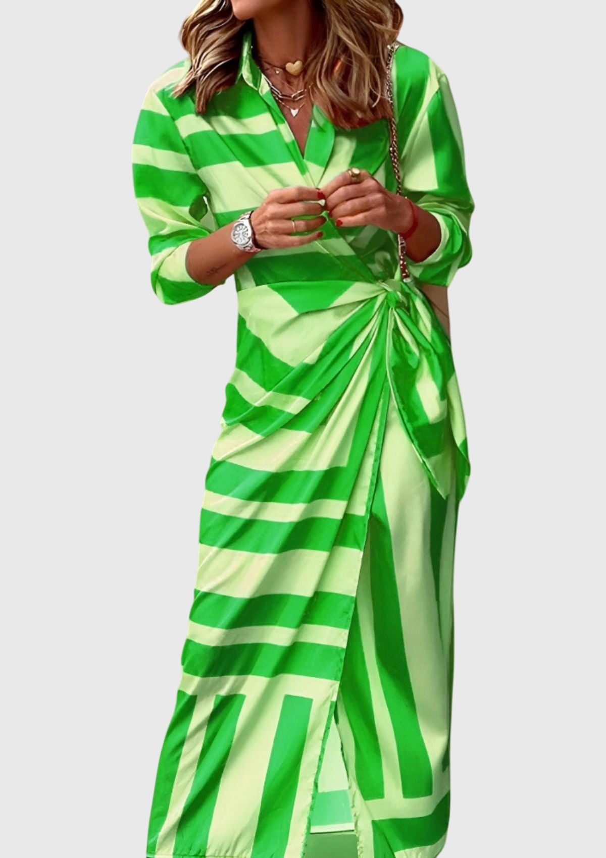 Talia | Elegant Wrap Dress with Print