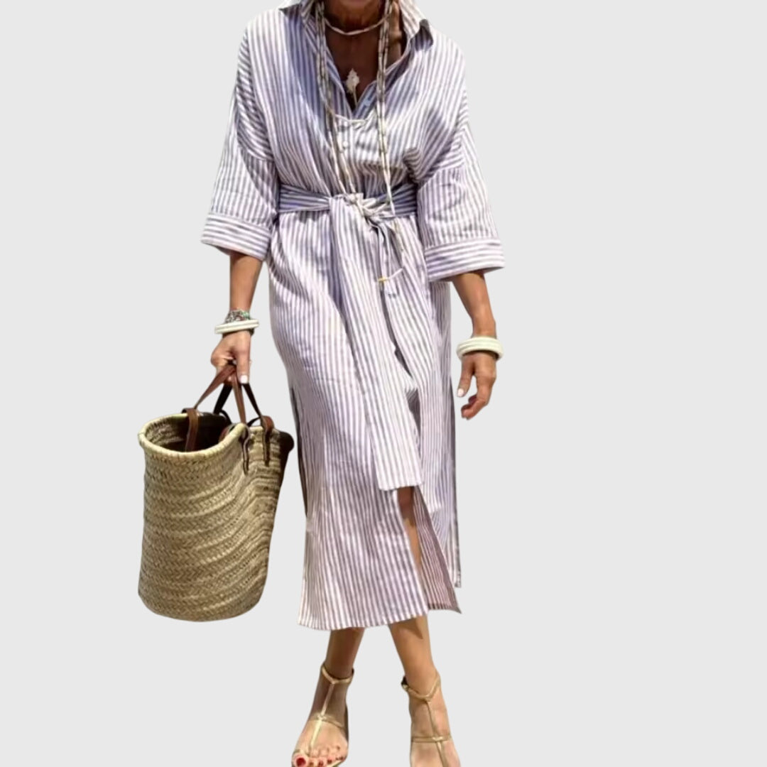 Talia | Classic Striped Dress
