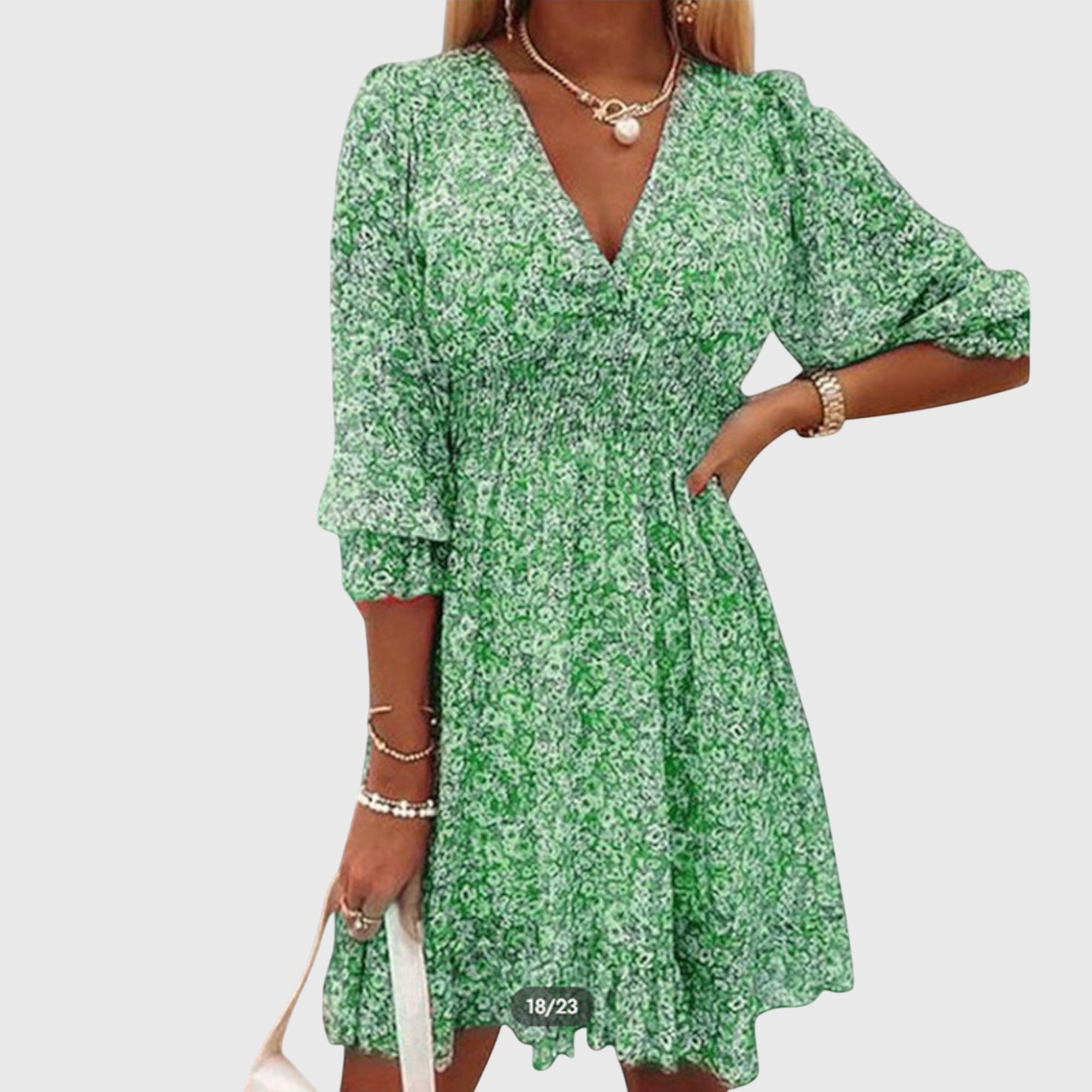 Talia | Floral Puff Sleeve Dress