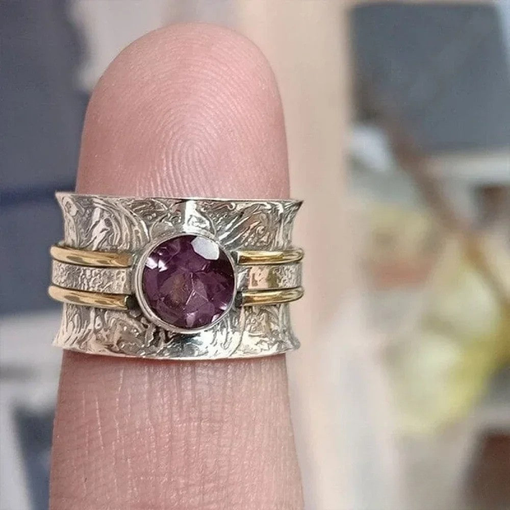 Talia | Bohemian Crystal Meditation Ring