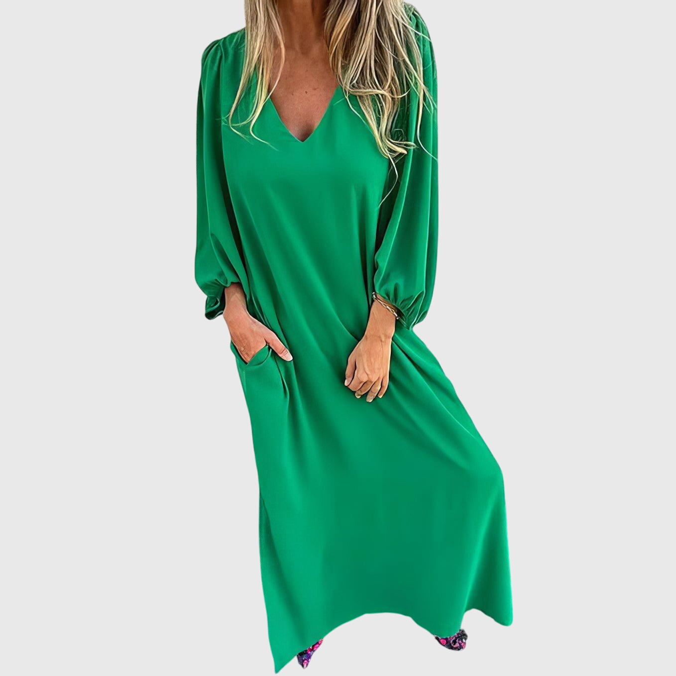 Talia | Long Boho Dress with Pockets