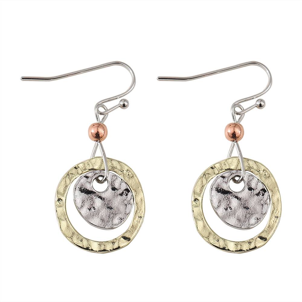 Talia | Antique Round Earrings