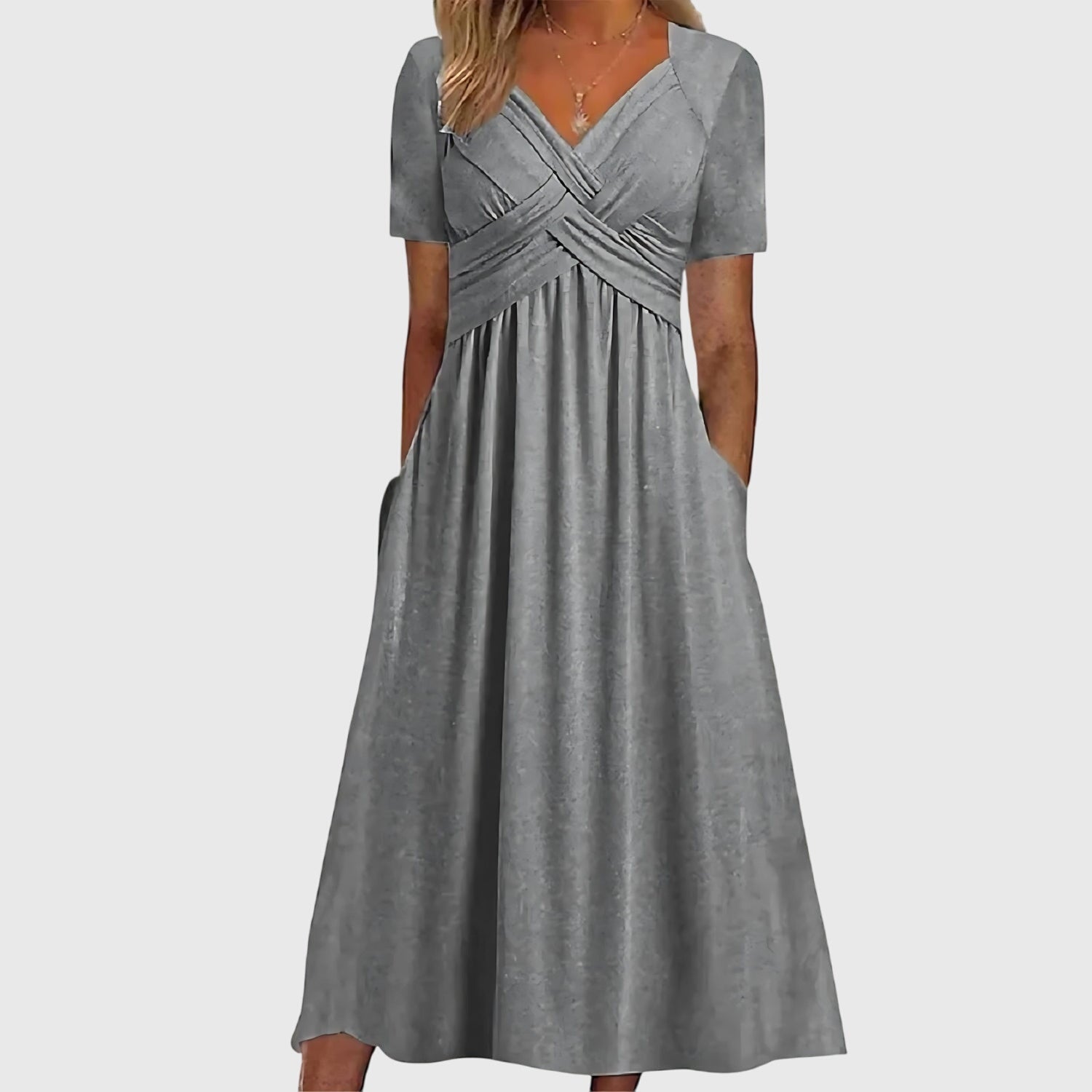 Talia | Midi Dress with Tummy Control