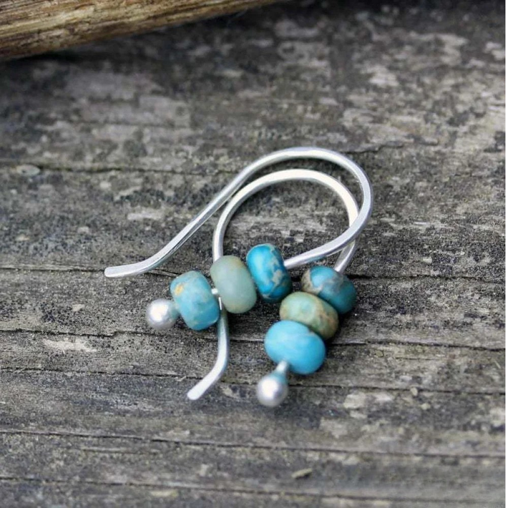 Talia | Turquoise Pearl Earrings