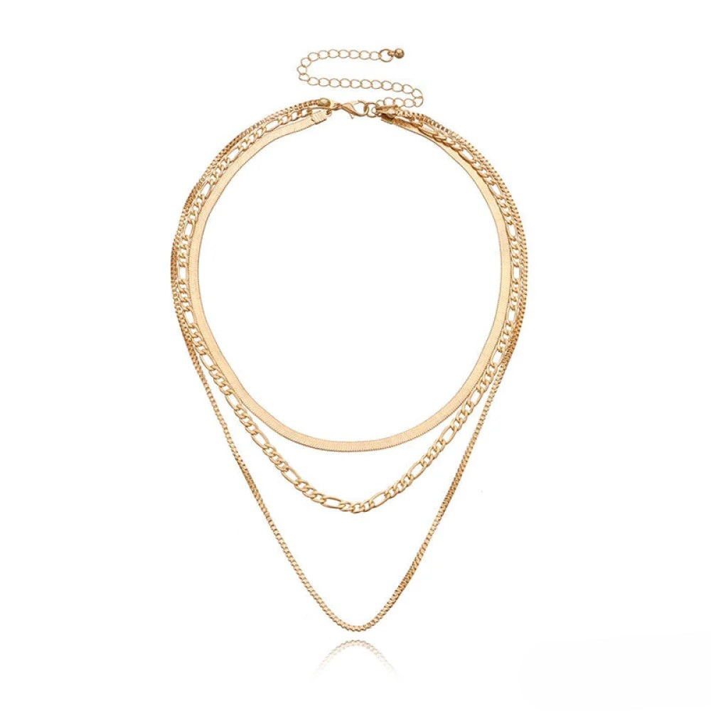 Talia | Vintage 3-Piece Layered Necklace
