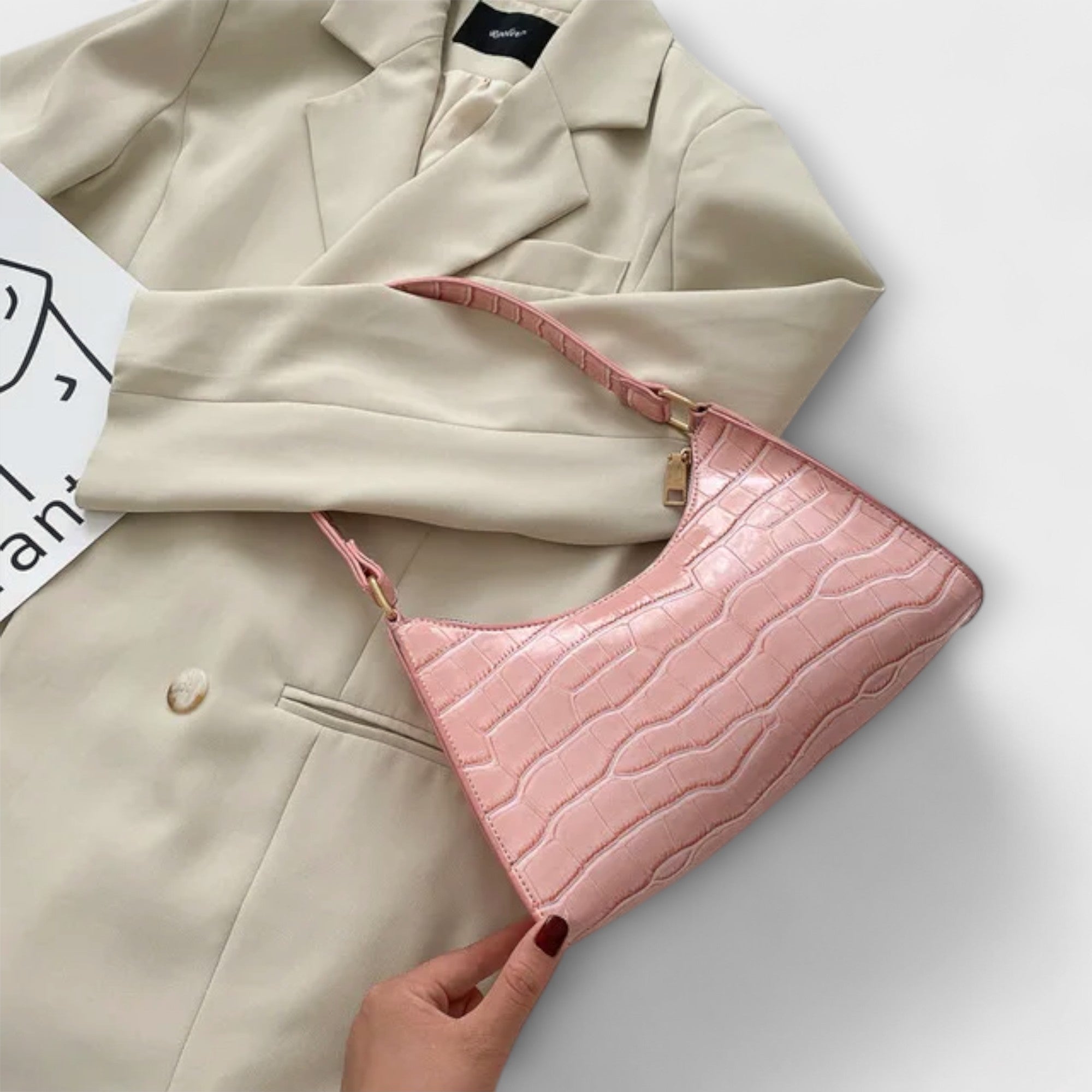 Talia | Shiny Leather Bag